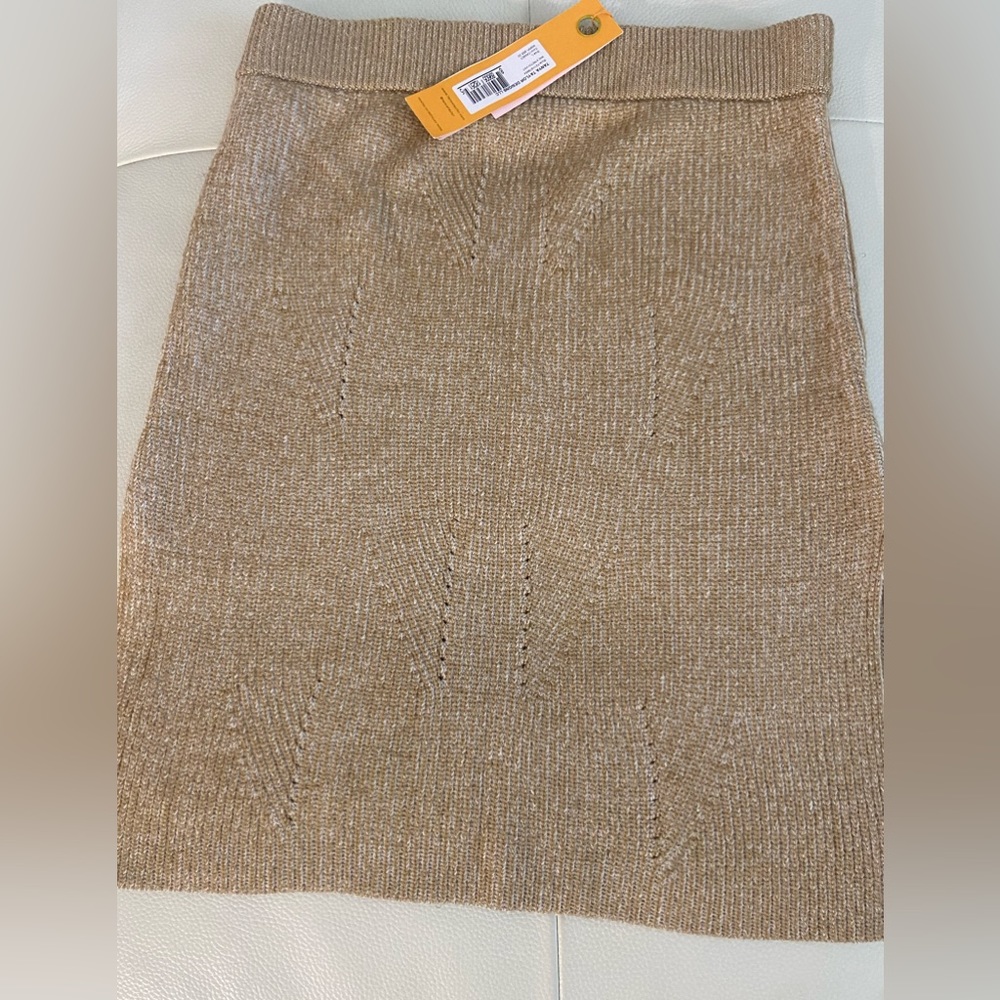 Tanya Taylor Mae Merino Wool knit skirt